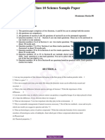 CBSE Class 10 Science Sample Paper: General Instructions