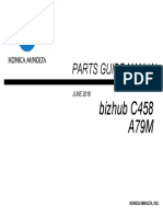 Bizhub C458 Parts Manual