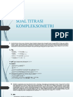 Soal Titrasi Kompleksometri