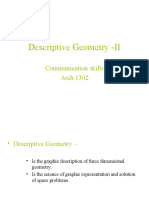 Descriptive Geometry II (Introduction)