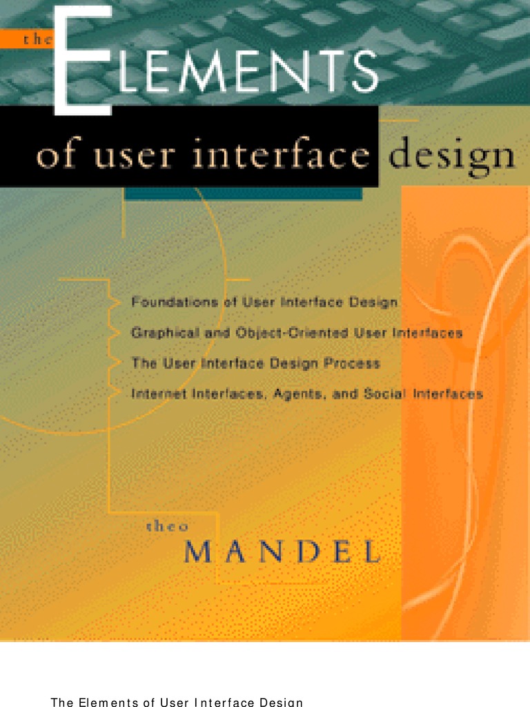 Elements of User Interface Design | PDF | Graphical User Interfaces ...