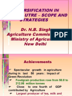 Diversification in Agriculutre - Scope and Strategies