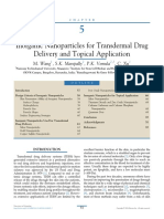 Chapter 5 - Inorganic Nanoparticles For Transdermal Drug Delivery and Topical Application