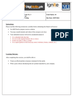 Hands-On Exercise No. 3 Batch-10 Creative Writing Total Marks: 10 Due Date: 29/07/2021