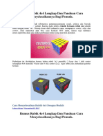 Pdfcoffee.com Rumus Rubik 4x4 Lengkap PDF Free