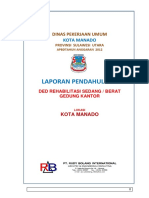 Laporan Pendahuluan DED Rehab Gedung Kantor