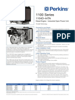 1100 Series: Diesel Engine - Industrial Open Power Unit