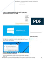 Como instalar Windows 10 no PC com um pendrive bootável no USB