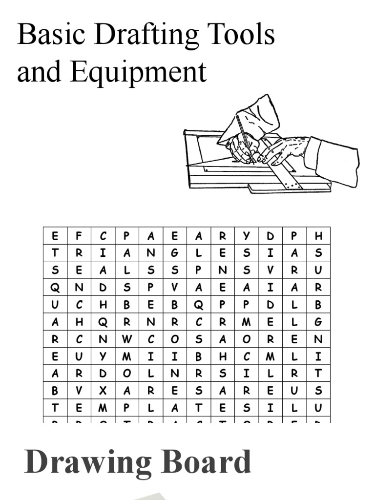 Basic Drafting Tools and Equipment PDF