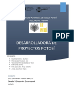 Gestión y Formación de Empresa (Desarrolladora de Proyectos Potosí)