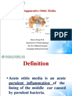 Acute Suppurative Otitis Media