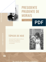 História Do Brasil República - Presidente Prudente de Morais