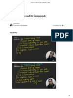 Class on Carbon and it's Compounds - Notes