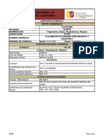 Flu-03-R04 Flujómetro de Oxígeno para Neonato y Pediátrico