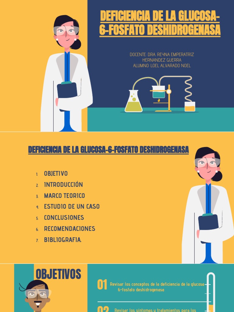 Exposicion 1-Deficiencia de La Glucosa-6-Fosfato Deshidrogenasa | PDF ...