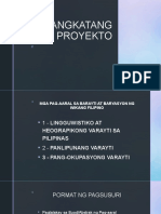 PANGKATANG PROYEKTO - Fil 109