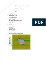 Kitesurf Sail Design Comparison by CFD Analysis Ran in Solidworks 1. Design 1 1.1. Geometric Characteristics