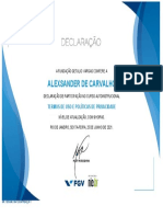 Termos de Uso e Politica de Privacidade - Certificado - FGV