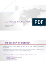 Conflicts in Organizations