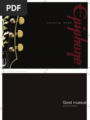 Epiphone Catalog 2006 Part 1