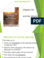 Chapter Six Activity Planning