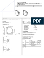 Modular Fuse Carriers For Domestic Cylindrical Cartridge Fuses