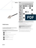 Retroreflective Type Fiber Optic Units: FD/GD Series