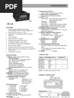 Digital Process Indicator Selectron PIC1000