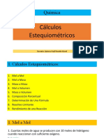 Cálculos Estequíometricos