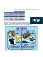 Adjetivo de Género