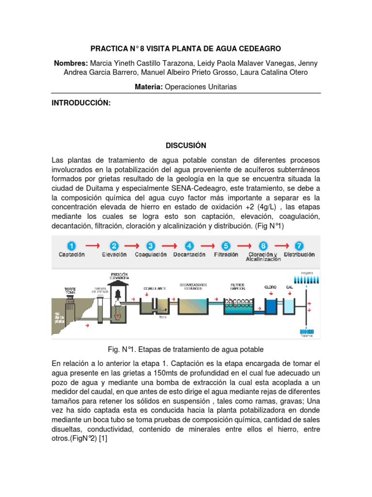 Proceso en Planta de Tratamiento de Agua | PDF | Agua | Agua potable