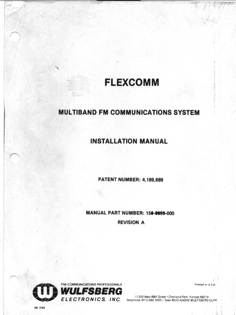 Wulfsberg Flexcomm | PDF
