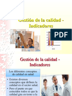 Indicadores GESTION DE LA CALIDAD - INDICADORES DE CALIDAD DEL CUIDADO DE ENFERMERIA
