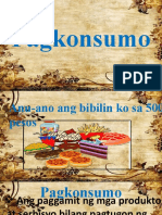 Pagkonsumo