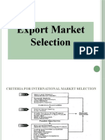 NIAM Export Market Selection and Entry Strategies 