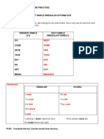 Grammar 10 Past Simple Irregular Affirmative