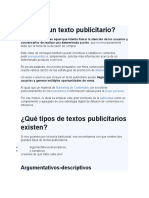 Qué Es Un Texto Publicitario