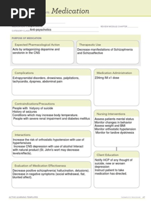 Schizophrenia (Paliperidone) 2