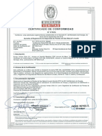 Certificado de Conformidad BV GF Chile- Goodyear