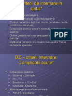 Criterii Internare DZ