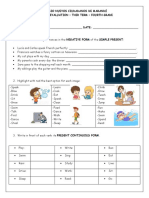 English Evaluation Third Term