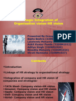 Group 1 - Strategic Integration of Organisation and HR Vision