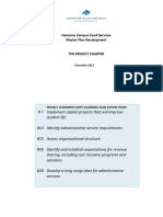 Nanaimo Campus Food Services Master Plan Development: Project Alignment With Academic Plan Action Items