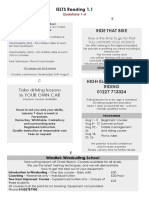 Ielts Reading 1.1