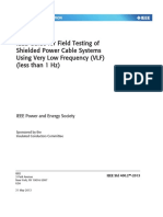 IEEE Guide For Field Testing of Shielded Power Cable Systems Using Very Low Frequency (VLF) (Less Than 1 HZ)
