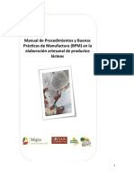 163.Manual de Procedimiento y Buenas Prácticas de Manufactura (BPM) en La Elaboracion Artesanal de Productos Lacteos
