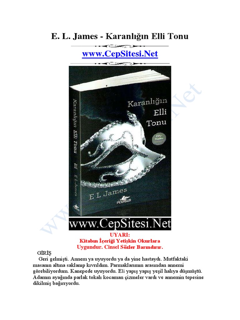 EL James Karanlığın Elli Tonu WWW CepSitesi Net PDFDrive  PDF 