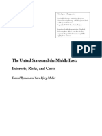 The United States and the Middle East- Intrests-Risks- And Costs