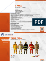 Traje Para: Bombero Estructural