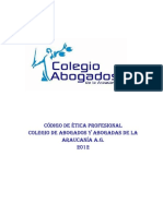 Código de Ética Colegio de Abogados de La Araucanía